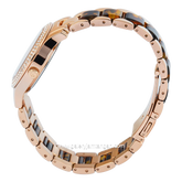 Alexandre Christie AC 2932 BF Black Motif Rosegold Stainless Steel